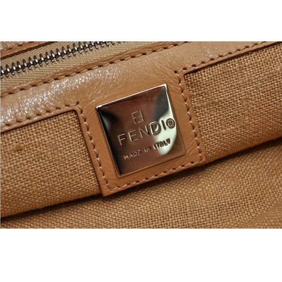 Fendi Beige Nylon Shoulder Bag - Picture 10 of 11